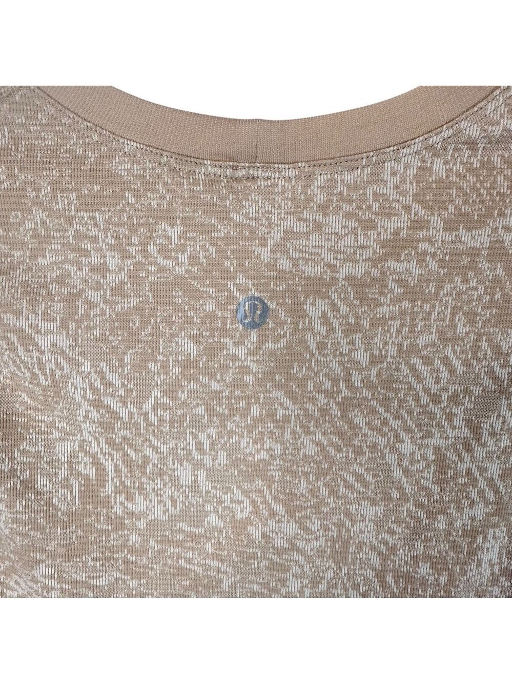 Lululemon Swiftly Breathe Tank Top Women 12 Tan Sleeveless Athleisurecore - Picture 7 of 8